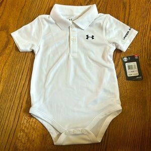 NWT Underarmour 9/12M onesie